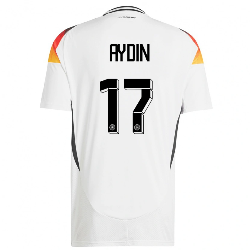 Danxen Kinder Deutschland Ali Aydin #17 Weiß Heimtrikot Trikot 24-26 T-Shirt Schweiz