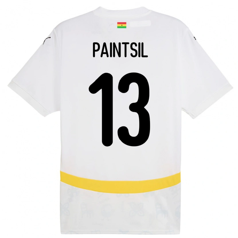 Danxen Kinder Ghana Joseph Paintsil #13 Weiß Heimtrikot Trikot 24-26 T-Shirt Schweiz