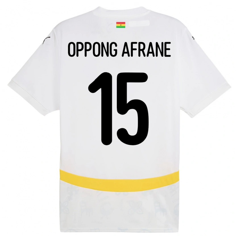 Danxen Kinder Ghana David Oppong Afrane #15 Weiß Heimtrikot Trikot 24-26 T-Shirt Schweiz