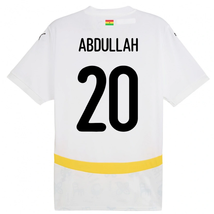 Danxen Kinder Ghana Razak Abdullah #20 Weiß Heimtrikot Trikot 24-26 T-Shirt Schweiz