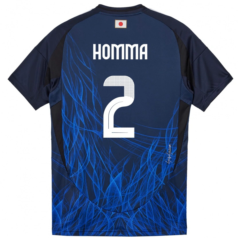 Danxen Kinder Japan Justin Homma #2 Dunkelblau Heimtrikot Trikot 24-26 T-Shirt Schweiz