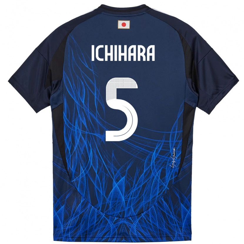 Danxen Kinder Japan Rion Ichihara #5 Dunkelblau Heimtrikot Trikot 24-26 T-Shirt Schweiz