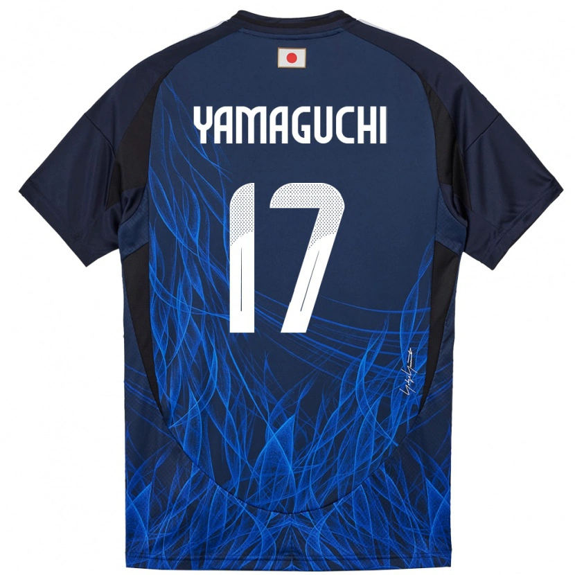 Danxen Kinder Japan Taiyo Yamaguchi #17 Dunkelblau Heimtrikot Trikot 24-26 T-Shirt Schweiz