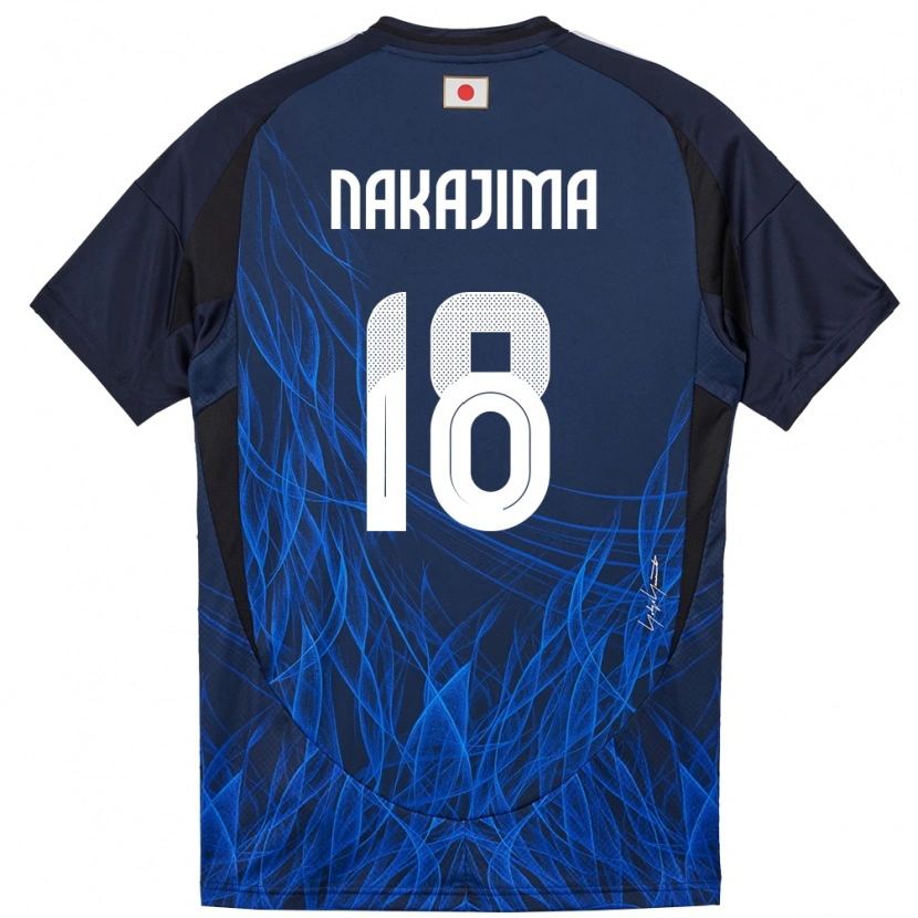 Danxen Kinder Japan Yotaro Nakajima #18 Dunkelblau Heimtrikot Trikot 24-26 T-Shirt Schweiz