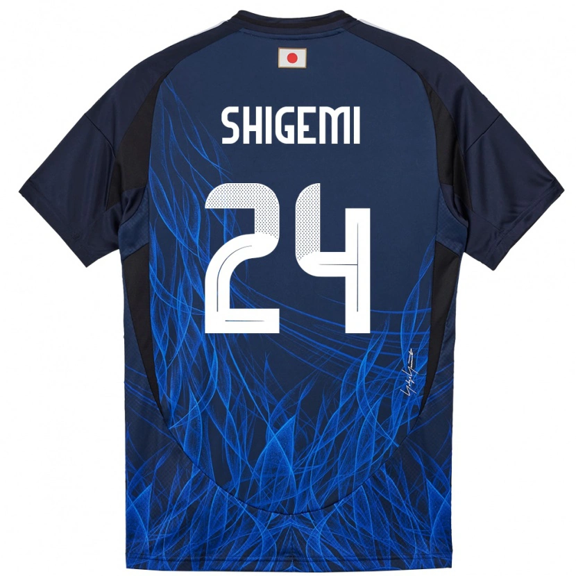 Danxen Kinder Japan Masato Shigemi #24 Dunkelblau Heimtrikot Trikot 24-26 T-Shirt Schweiz