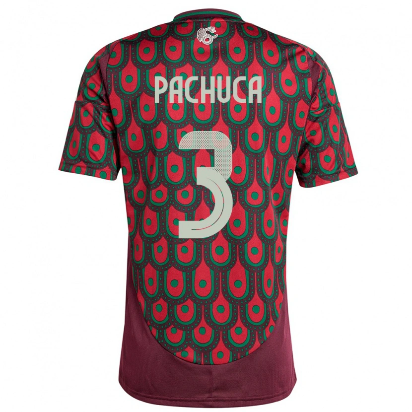 Danxen Kinder Mexiko José Pachuca #3 Kastanienbraun Heimtrikot Trikot 24-26 T-Shirt Schweiz