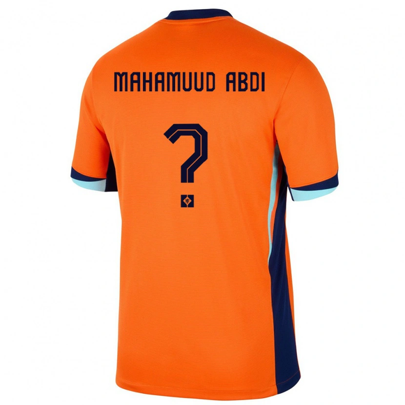 Danxen Kinder Niederlande Nuuradiin Mahamuud Abdi #0 Orange Heimtrikot Trikot 24-26 T-Shirt Schweiz