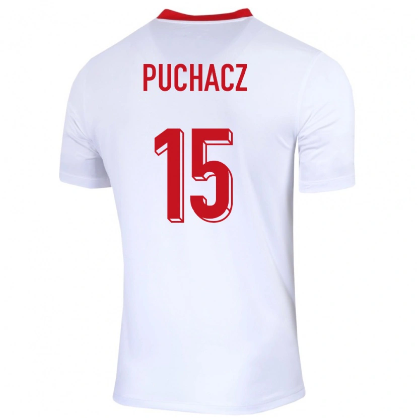 Danxen Kinder Polen Tymoteusz Puchacz #15 Weiß Heimtrikot Trikot 24-26 T-Shirt Schweiz