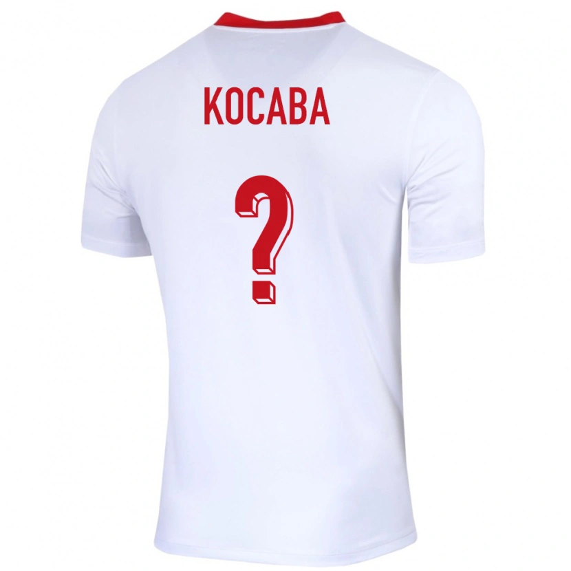 Danxen Kinder Polen Filip Kocaba #0 Weiß Heimtrikot Trikot 24-26 T-Shirt Schweiz