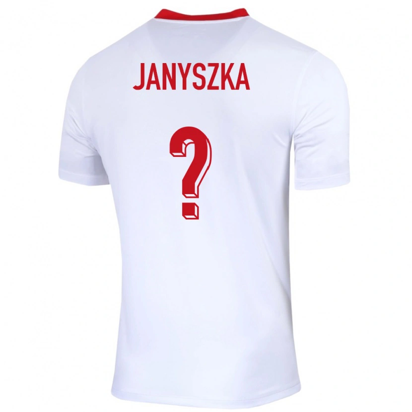 Danxen Kinder Polen Hubert Janyszka #0 Weiß Heimtrikot Trikot 24-26 T-Shirt Schweiz