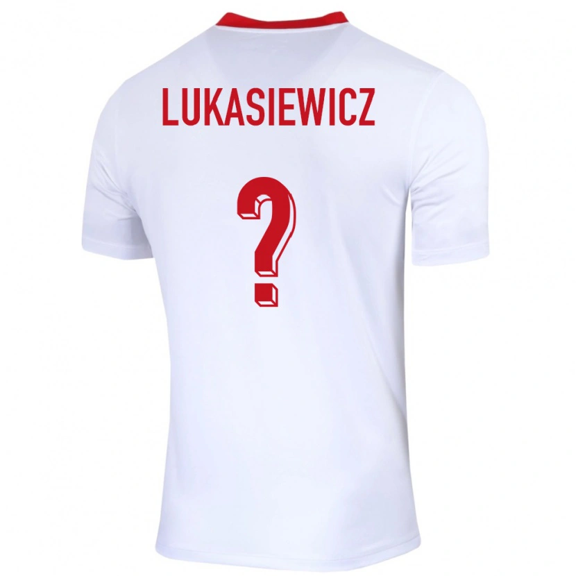 Danxen Kinder Polen Adam Lukasiewicz #0 Weiß Heimtrikot Trikot 24-26 T-Shirt Schweiz