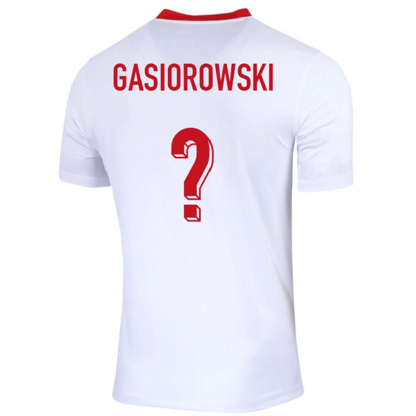 Danxen Kinder Polen Marko Gasiorowski #0 Weiß Heimtrikot Trikot 24-26 T-Shirt Schweiz