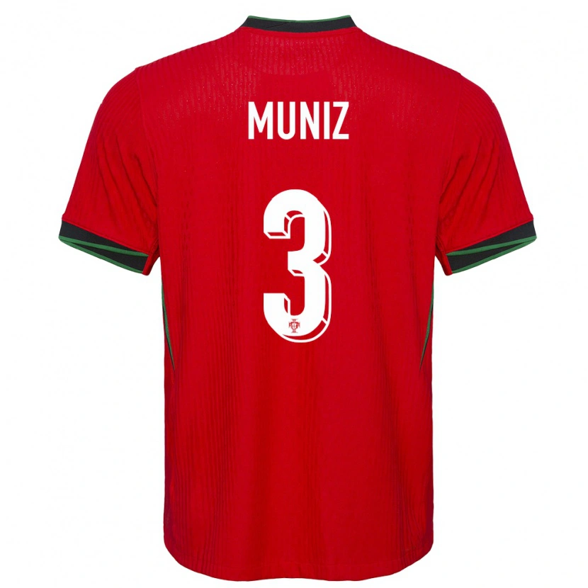 Danxen Kinder Portugal João Muniz #3 Rot Heimtrikot Trikot 24-26 T-Shirt Schweiz