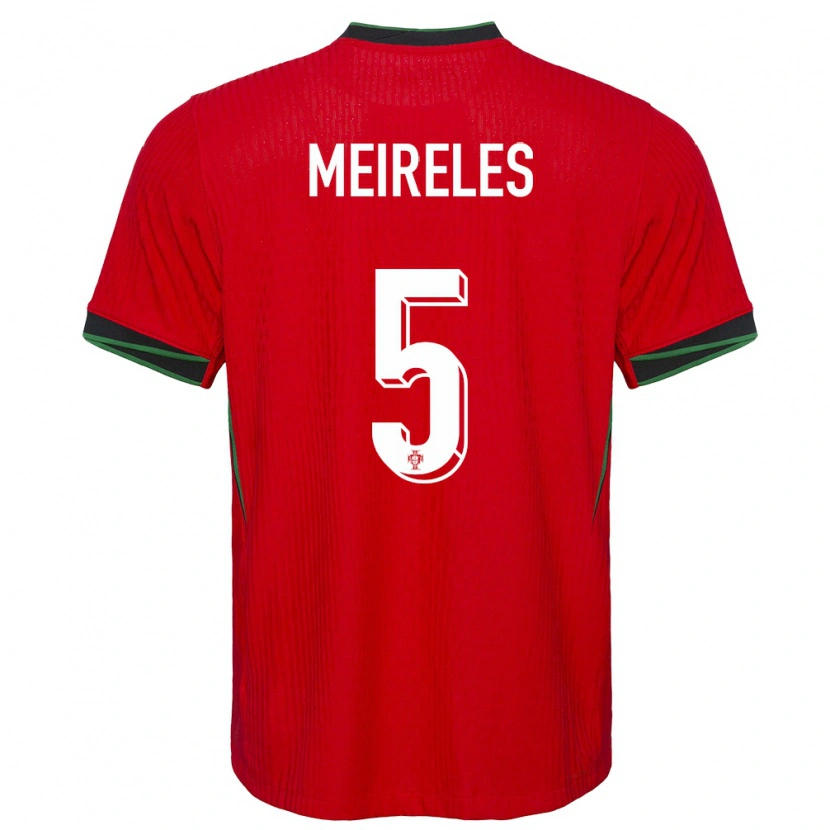 Danxen Kinder Portugal Afonso Meireles #5 Rot Heimtrikot Trikot 24-26 T-Shirt Schweiz