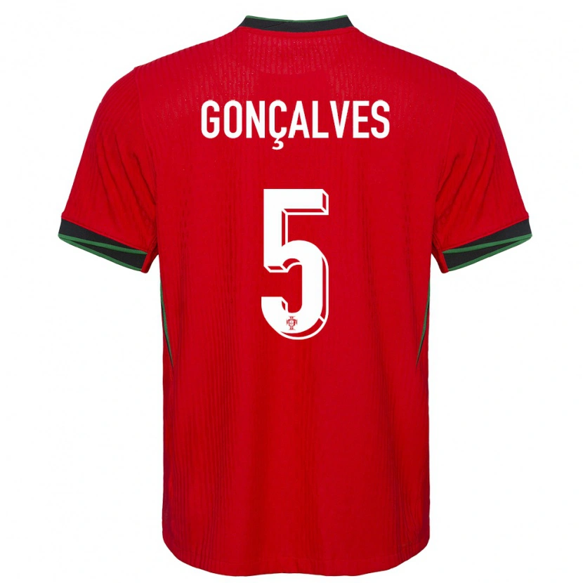 Danxen Kinder Portugal Martim Gonçalves #5 Rot Heimtrikot Trikot 24-26 T-Shirt Schweiz