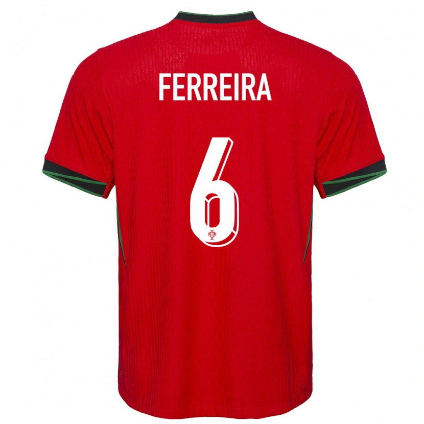 Danxen Kinder Portugal Martim Ferreira #6 Rot Heimtrikot Trikot 24-26 T-Shirt Schweiz
