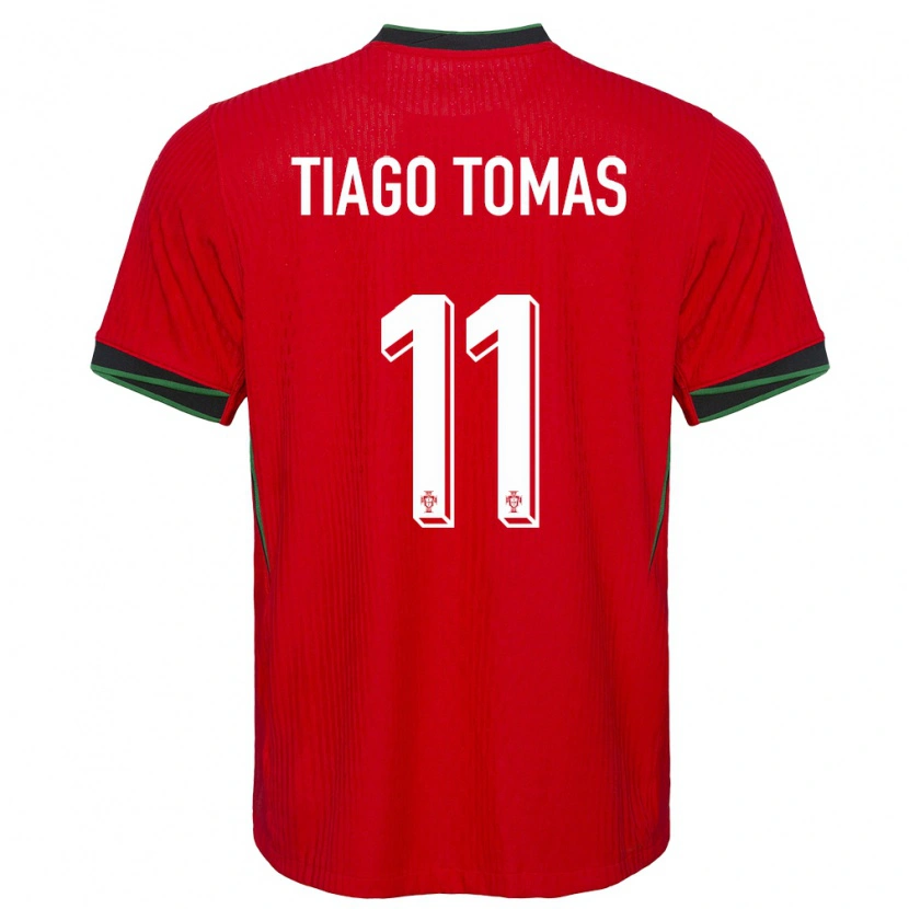 Danxen Kinder Portugal Tiago Tomás #11 Rot Heimtrikot Trikot 24-26 T-Shirt Schweiz