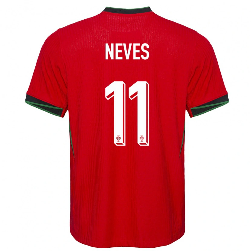 Danxen Kinder Portugal Bernardo Neves #11 Rot Heimtrikot Trikot 24-26 T-Shirt Schweiz