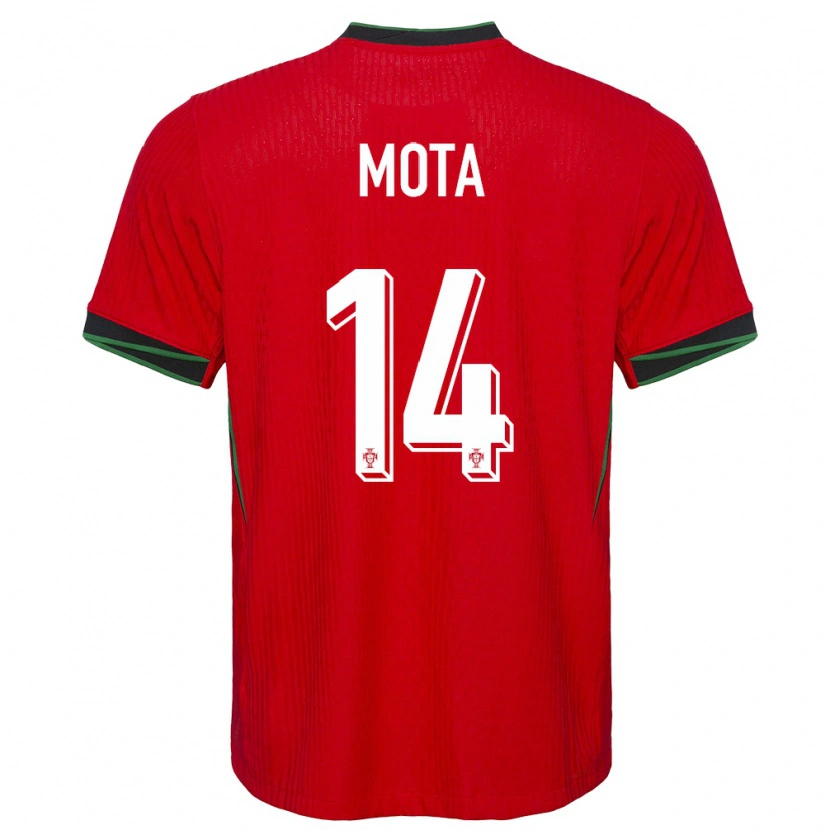 Danxen Kinder Portugal Edgar Mota #14 Rot Heimtrikot Trikot 24-26 T-Shirt Schweiz
