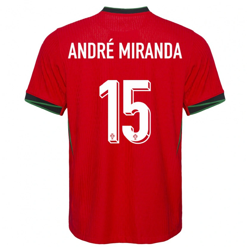 Danxen Kinder Portugal André Miranda #15 Rot Heimtrikot Trikot 24-26 T-Shirt Schweiz