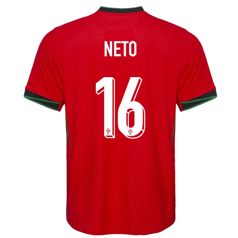 Danxen Kinder Portugal Martim Neto #16 Rot Heimtrikot Trikot 24-26 T-Shirt Schweiz
