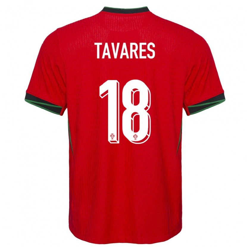 Danxen Kinder Portugal Leonardo Tavares #18 Rot Heimtrikot Trikot 24-26 T-Shirt Schweiz