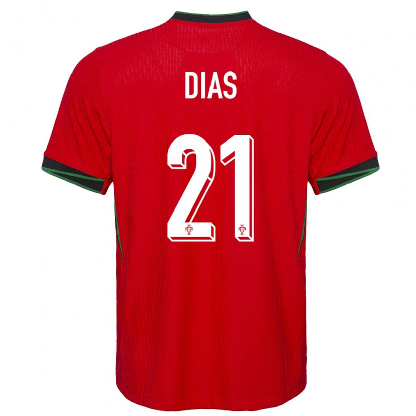 Danxen Kinder Portugal Rodrigo Dias #21 Rot Heimtrikot Trikot 24-26 T-Shirt Schweiz