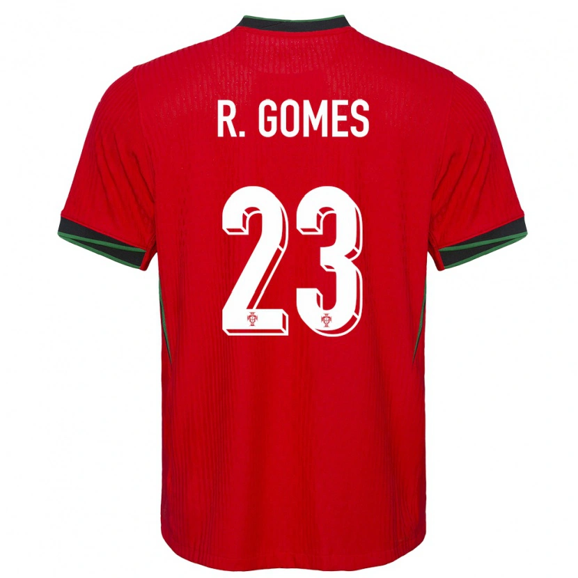 Danxen Kinder Portugal Rodrigo Gomes #23 Rot Heimtrikot Trikot 24-26 T-Shirt Schweiz