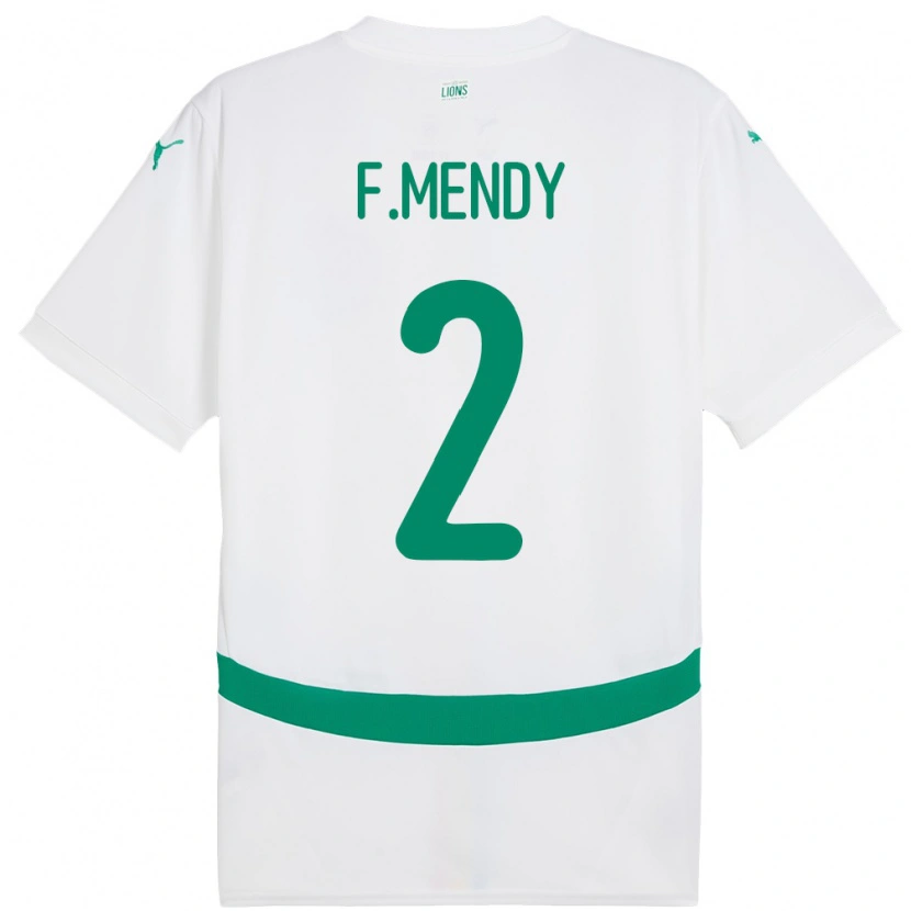 Danxen Kinder Senegal Formose Mendy #2 Weiß Heimtrikot Trikot 24-26 T-Shirt Schweiz