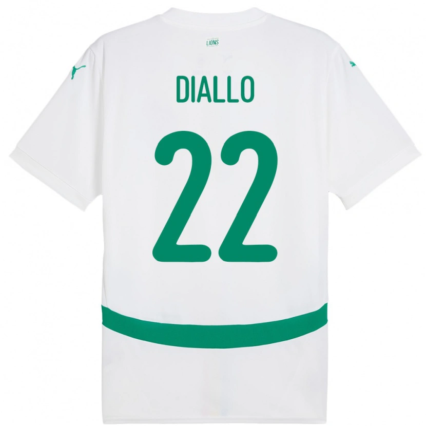 Danxen Kinder Senegal Abdou Diallo #22 Weiß Heimtrikot Trikot 24-26 T-Shirt Schweiz