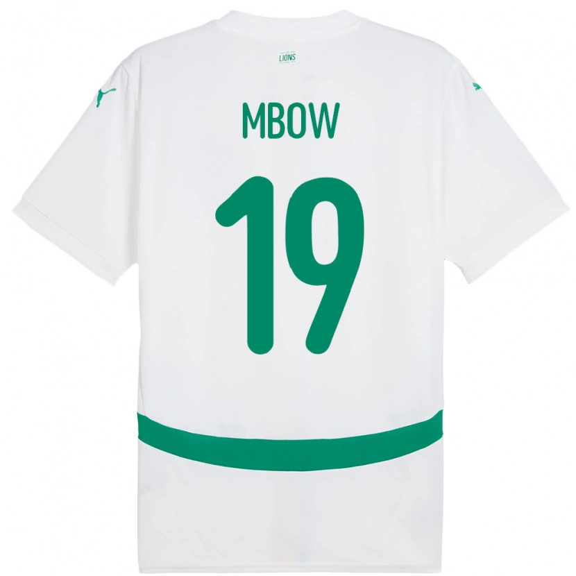 Danxen Kinder Senegal Mapenda Mbow #19 Weiß Heimtrikot Trikot 24-26 T-Shirt Schweiz