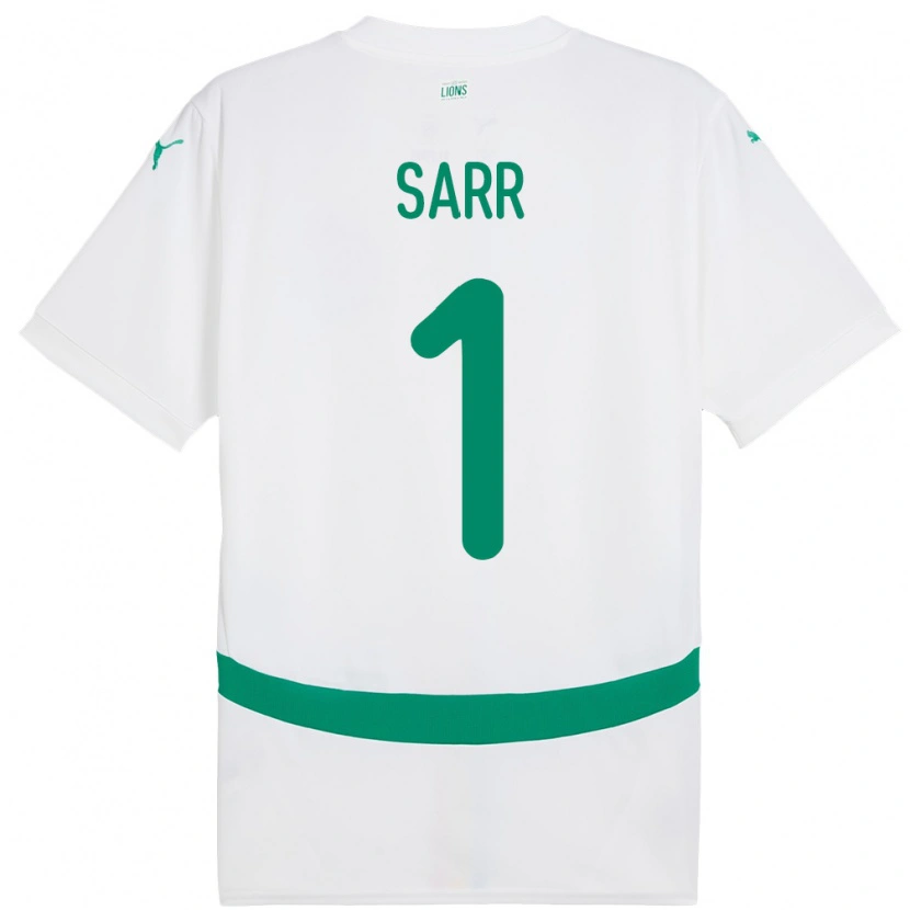 Danxen Kinder Senegal Cheikh Sarr #1 Weiß Heimtrikot Trikot 24-26 T-Shirt Schweiz