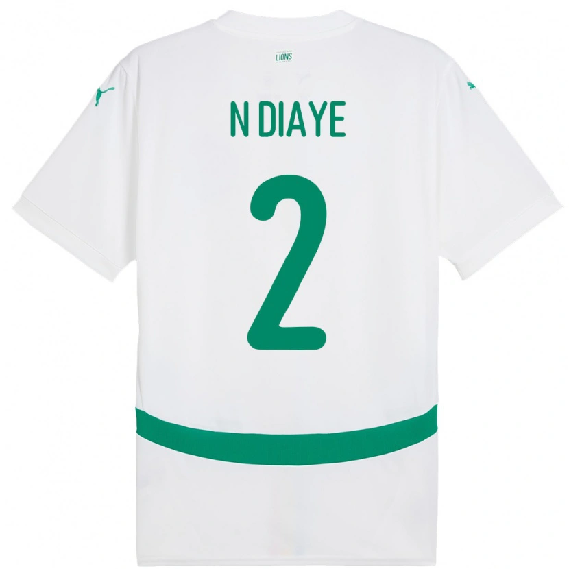Danxen Kinder Senegal Moussa N Diaye #2 Weiß Heimtrikot Trikot 24-26 T-Shirt Schweiz
