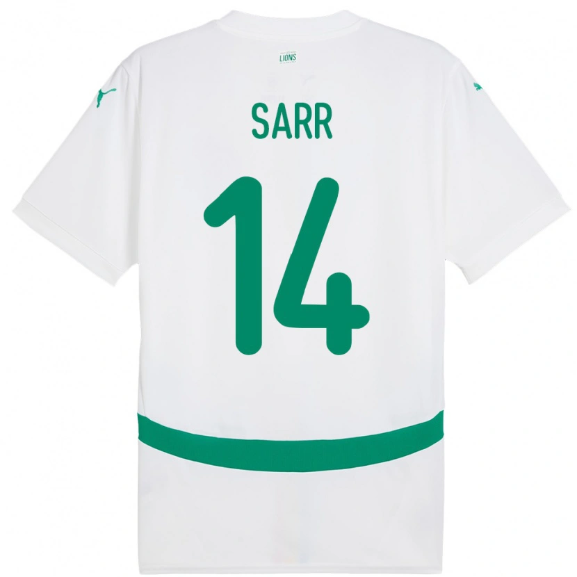 Danxen Kinder Senegal Pape Sarr #14 Weiß Heimtrikot Trikot 24-26 T-Shirt Schweiz