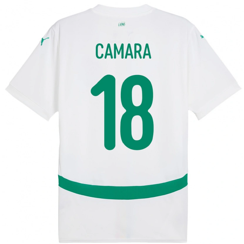 Danxen Kinder Senegal Meta Camara #18 Weiß Heimtrikot Trikot 24-26 T-Shirt Schweiz