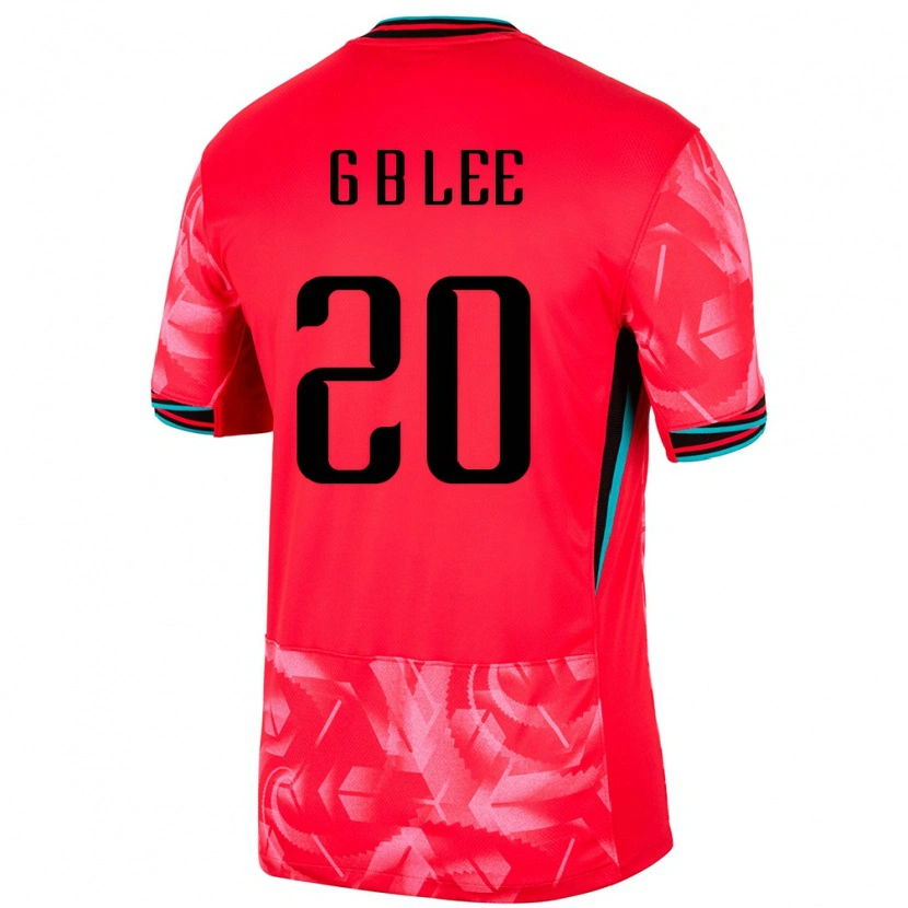Danxen Kinder Südkorea Lee Gyu Baeg #20 Rot Heimtrikot Trikot 24-26 T-Shirt Schweiz