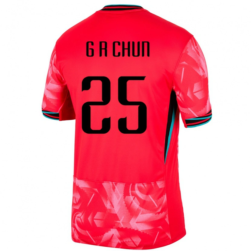 Danxen Kinder Südkorea Chun Ga Ram #25 Rot Heimtrikot Trikot 24-26 T-Shirt Schweiz