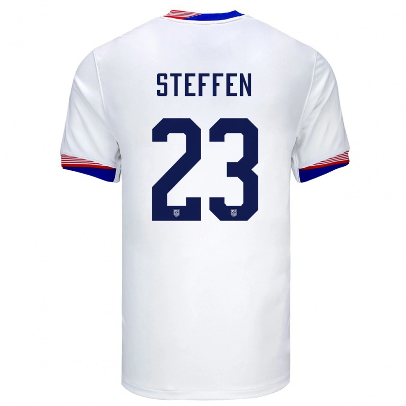 Danxen Kinder Vereinigte Staaten Zack Steffen #23 Weiß Heimtrikot Trikot 24-26 T-Shirt Schweiz