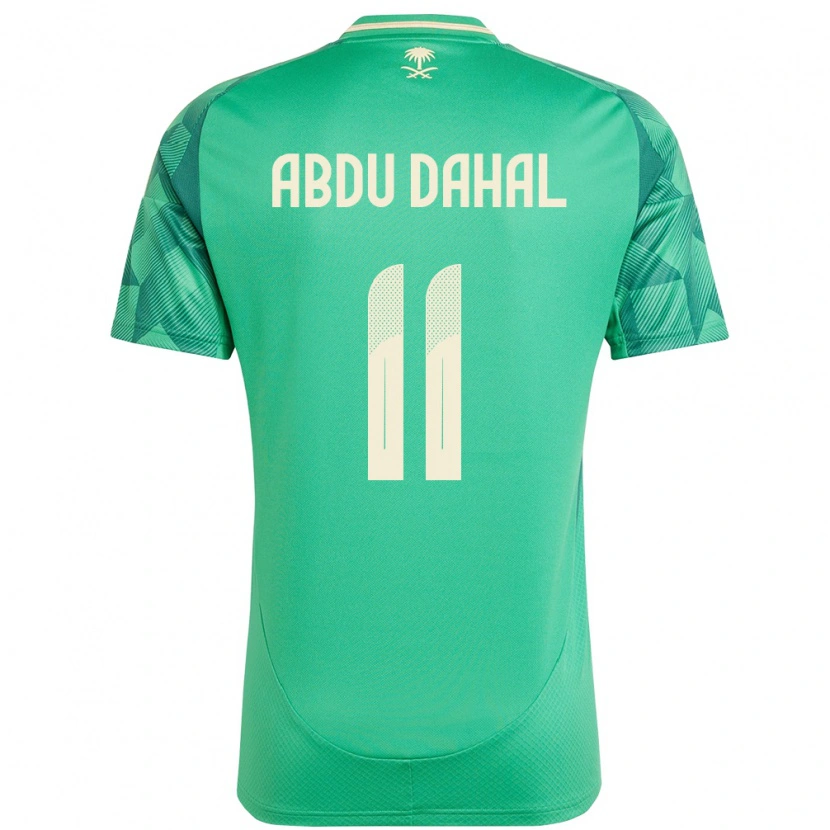 Danxen Kinder Saudi-Arabien Sabri Abdu Dahal #11 Grün Heimtrikot Trikot 24-26 T-Shirt Schweiz