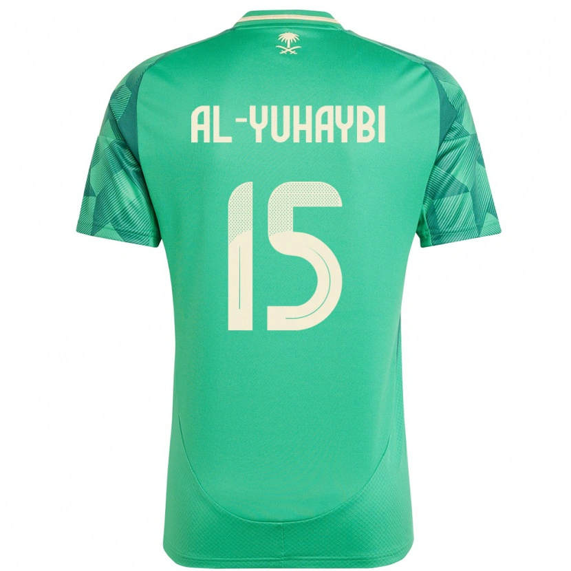 Danxen Kinder Saudi-Arabien Amar Al-Yuhaybi #15 Grün Heimtrikot Trikot 24-26 T-Shirt Schweiz