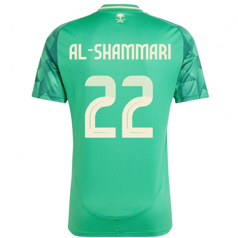 Danxen Kinder Saudi-Arabien Affas Al-Shammari #22 Grün Heimtrikot Trikot 24-26 T-Shirt Schweiz