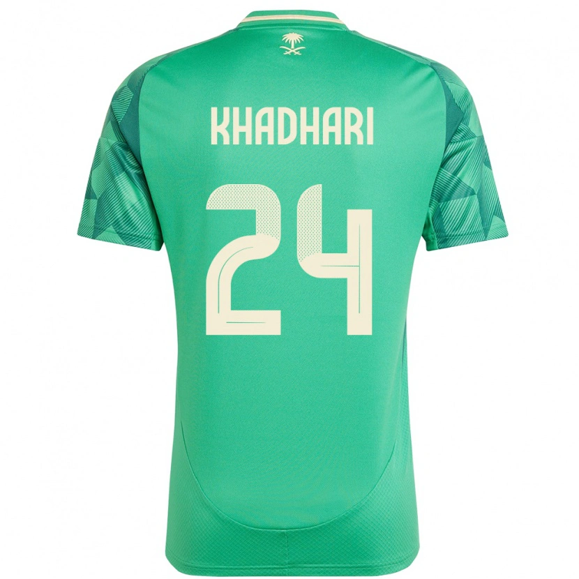 Danxen Kinder Saudi-Arabien Murad Khadhari #24 Grün Heimtrikot Trikot 24-26 T-Shirt Schweiz