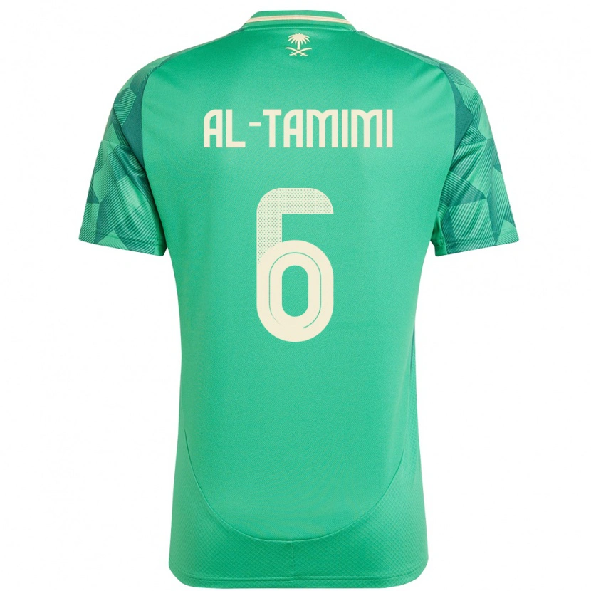 Danxen Kinder Saudi-Arabien Maryam Al Tamimi #6 Grün Heimtrikot Trikot 24-26 T-Shirt Schweiz
