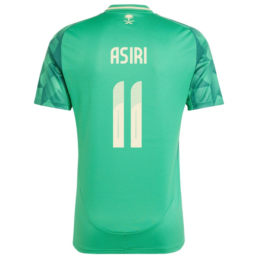 Danxen Kinder Saudi-Arabien Haitham Asiri #11 Grün Heimtrikot Trikot 24-26 T-Shirt Schweiz