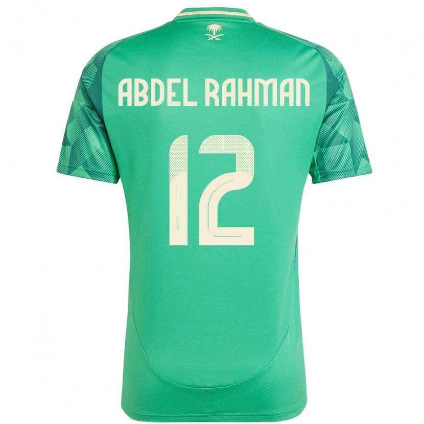 Danxen Kinder Saudi-Arabien Mona Abdel Rahman #12 Grün Heimtrikot Trikot 24-26 T-Shirt Schweiz