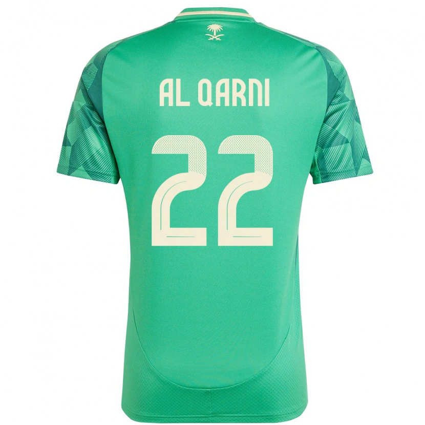 Danxen Kinder Saudi-Arabien Fawaz Al Qarni #22 Grün Heimtrikot Trikot 24-26 T-Shirt Schweiz