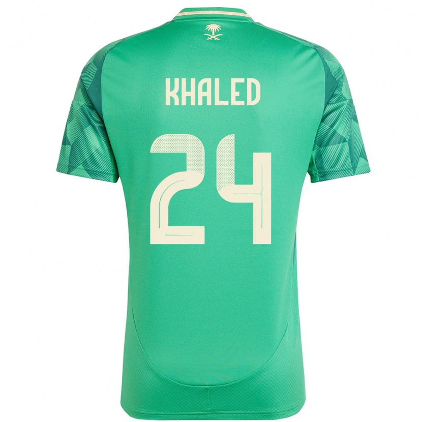 Danxen Kinder Saudi-Arabien Atheer Khaled #24 Grün Heimtrikot Trikot 24-26 T-Shirt Schweiz