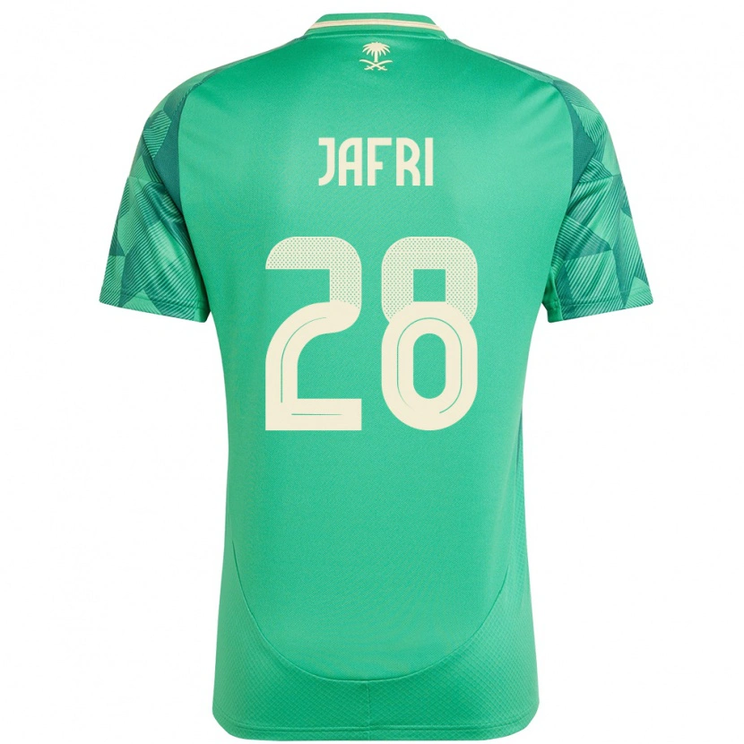 Danxen Kinder Saudi-Arabien Farah Jafri #28 Grün Heimtrikot Trikot 24-26 T-Shirt Schweiz