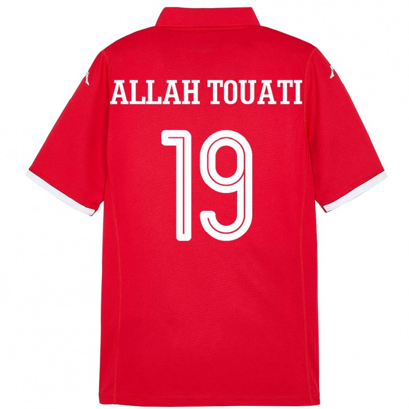 Danxen Kinder Tunesien Amen Allah Touati #19 Rot Heimtrikot Trikot 24-26 T-Shirt Schweiz