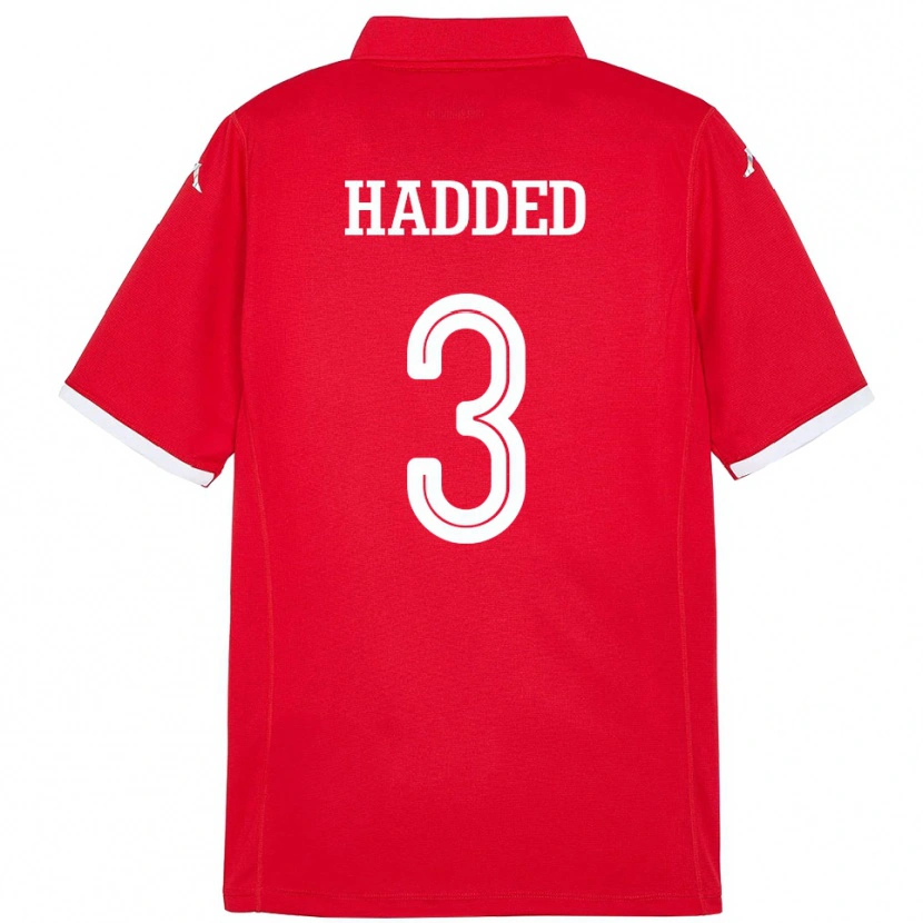 Danxen Kinder Tunesien Rayen Hadded #3 Rot Heimtrikot Trikot 24-26 T-Shirt Schweiz